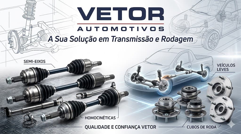 Semi eixos, Homocinéticas e cubos de roda VETOR